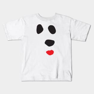 Polar Bear Lipstick red Kids T-Shirt